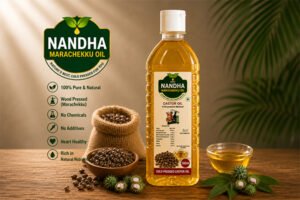 Nandha Marachekku Cold Pressed Castor Oil – 1/2 Litre