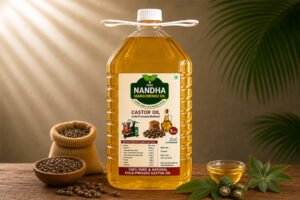 Nandha Marachekku Cold Pressed Castor Oil – 5 Litres