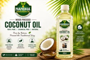 Nandha Marachekku Cold Pressed Coconut Oil – 1/2 Litre